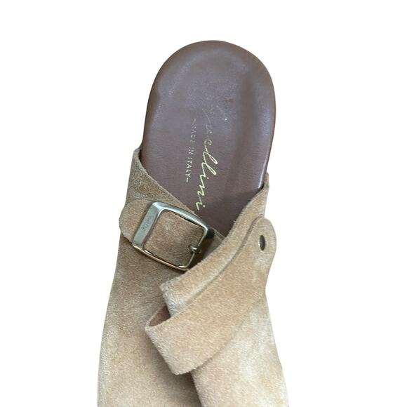 Avellini Tan Suede Clogs Size 37 - Picture 3 of 8